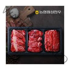 [더맛봄] 1등급 프리미엄 횡성한우 어1품 선물세트/ 등심+안심+채끝 총 1.2kg, 상세 설명 참조, 상세 설명 참조