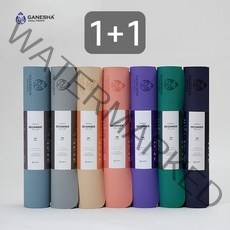 가네샤 요가매트 비기너 TPE 6MM 1+1, Fog Gray, Fog Gray