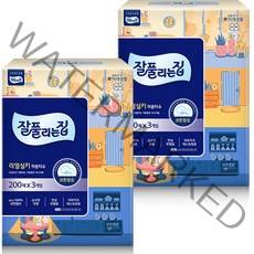 잘풀리는집 리얼 실키 천연펄프 미용티슈 200매, 6개