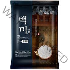 오리지널그레인 2022년산 백미, 3kg, 1개