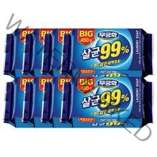 무궁화 BIG 살균 99% 비누, 450g, 8개