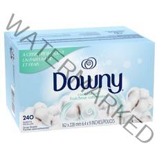 Downy 다우니 섬유 유연제 쿨 코튼 240매 시트 섬유유연제, 1box