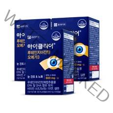 아이클리어 루테인 지아잔틴 오메가3 36g, 3개, 60정
