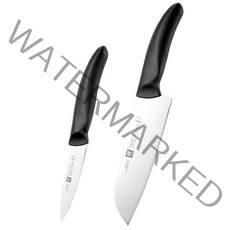 헹켈 즈윌링 스타일 2종 칼세트 HK32443-000, 1세트, 아시아형 식도 18cm + 과도 9cm