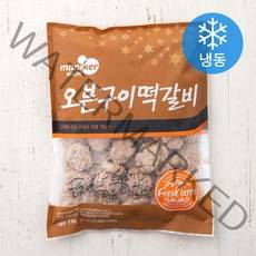 마니커에프앤지 오븐구이떡갈비 (냉동), 1kg, 1개