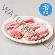 딜리조이 한돈 칼집 삼겹살 (냉동), 600g, 2개입