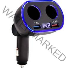 ACEPEED 차량용 4구 시거잭 QC 3.0 고속 충전기 12V / 24V, 3S-B46, 혼합색상