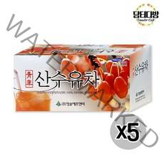 청솔 산수유차 20티백 X5 묶음, 1