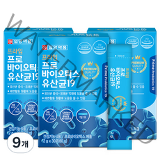 일양약품 프라임 프로바이오틱스 유산균19, 60g, 9개