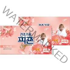피죤 리치퍼퓸 시그니처 건조기용 시트형 섬유유연제 라 피에스타 본품 40p, 2개, 40매