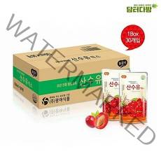 광야식품 산수유 파우치 130ml 1BOX(30개입), 상세페이지 참조
