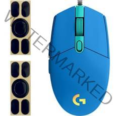 로지텍 G102 2세대 LIGHTSYNC 게이밍 유선 마우스 MU0054 + 마우스 피트 2p, 블루(마우스)