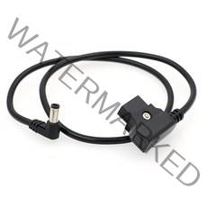 DRRI Atomos 쇼군 모니터 닌자 인페르노 용 5.5 X 2.1mm DC 배럴 Dtap 전원 케이블 (엘보 코일 케이블), W 2.1DC-dtap