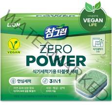 참그린 제로파워 식기세척기용 타블렛 세제 30p, 420g, 1개