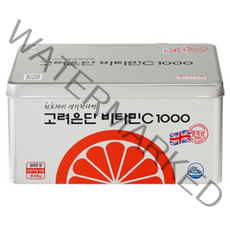 [정품] 고려은단 비타민C 1000 600정 (300정씩 X 2통 정품 스틸박스 포장), 정품 - 600정(600일분)=300정(300일분), 스틸박스 2통