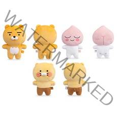 카카오 프렌즈 춘식이 어피치 라이언 미니 플랫 쿠션 인형 3종, 혼합/춘식이