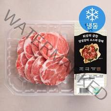 엑셀컷 스페인산 돈목살 8mm 600g + 양념구이용 소스 250g (냉동), 1세트