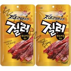 질러 부드러운 육포, 70g, 2개