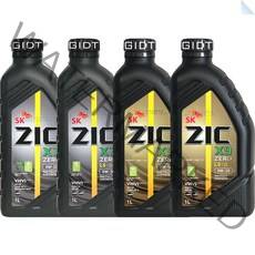 SK 지크제로 ZIC ZERO 0W30 0W20 0W16 1L 합성 가솔린 디젤 엔진오일, 1통, ZIC ZERO 0W-30 가솔린 1L