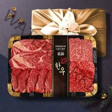 한우 선물세트 구이용 선물포장 냉장 소고기 명절 1등급이상, 13호_1++등급)등심+안심+채끝+특수부위(1kg)