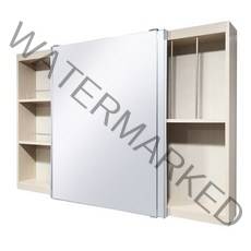 A6마트 풀옵션 욕실슬라이드장 / 댐퍼포함 / 손잡이도어, 연베이지 가로1200 높이800
