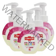 [트윈스몰] 애경 랩신 컬러체인징 포밍 핸드워시 베리향 250ml 용기, 5개