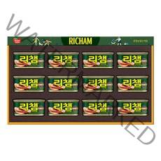 리챔 2호 햄 선물세트 + 부직포백, 2400g, 1세트