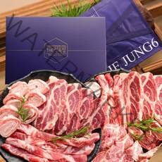 [설선물세트] 돼지고기 선물세트 구이용 1kg 1.25kg 이베리코 베요타 선물 세트 목살 갈비살 치마살 눈꽃살 스페인산 선물용, 04. 이베리코 가정용 세트 1.25kg