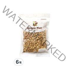 그린너트 구운땅콩, 500g, 6개
