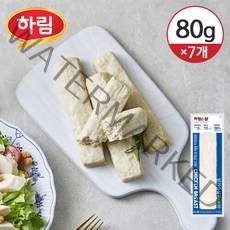 하림 [냉동] 하림이닭 닭가슴살 리얼바 오리지널 80g×7개, 1개