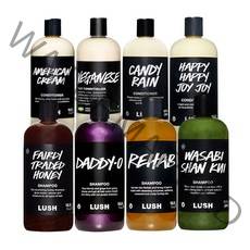 러쉬 샴푸 컨디셔너 헤어케어 500g x 2개 세트 골라담기 Lush Shampoo Conditioner, 와사비 샨 쿠이 샴푸 500g, 해피해피 조이조이 컨디셔너 500g