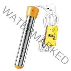 욕조 돼지꼬리 히터봉 가열기 온수기 물데우는 기계, 냄비용 70도 자동 전원 차단 500W