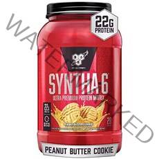 BSN 신타-6 단백질 분말 미셀라 카제인 초콜릿 밀크셰이크맛 2.27kg, 땅콩 버터, 28인분(1팩), 1개