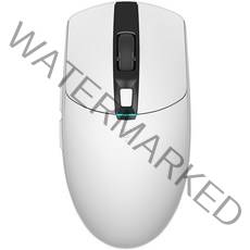 앱코 HACKER A250W 3335센서 무선 RGB 게이밍 마우스, 화이트