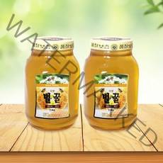 백화농원 [백화농원] 국내산 벌꿀 2.4kg x 2, 2개, 단일옵션