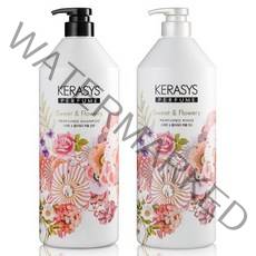케라시스 스위트 앤 플라워리 퍼퓸 대용량 샴푸1000ml+린스1000ml 샴푸, 1세트