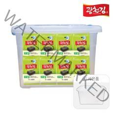 광천김 파래 도시락김5g X 32봉 + 리빙박스, 기타, 01.광천김 파래도시락김32봉+리빙박스
