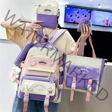 여대생백팩 새로운 트렌디 레이디 노트북 카와이 방수 배낭 여성 대학 가방 하라주쿠 책 소녀 여행 학교 패션