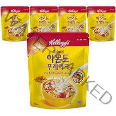 켈로그 아몬드 푸레이크, 600g, 5개