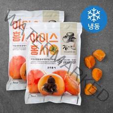감미인 한입 쏙 조각 아이스홍시 (냉동), 1kg, 2개