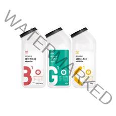 레인보우샵 톡톡이 삼총사 베이킹소다 프리미엄 500g + 구연산 베이직 420g + 과탄산소다 프리미엄 500g, 1세트