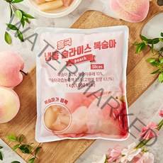 흥국에프엔비 냉동 슬라이스 복숭아 1kg, 1개