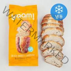 얌!(YAAM!) 통검정보리 깜파뉴 (냉동), 480g, 1개