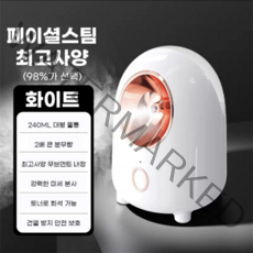 나스토니아 얼굴 스팀기 페이스 스티머 홈케어 피부 미용 기기 뷰티디바이스 얼굴 관리기, 퓨어 화이트