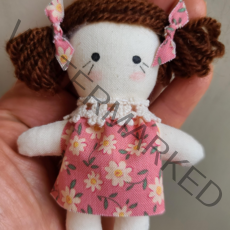 걱정인형 만들기 diy 키트, 분홍