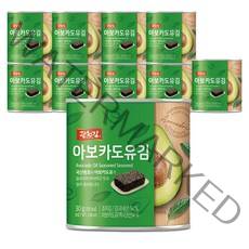 광천김 아보카도유김 캔김, 30g, 10개