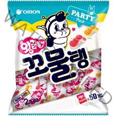 오리온 왕꿈틀이 꼬물탱 미니젤리 50p, 600g, 1개