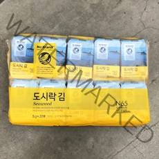노브랜드 도시락 김 5g x20봉, 1팩