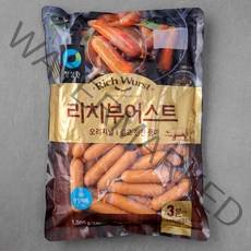 청정원 리치부어스트, 1kg, 1개