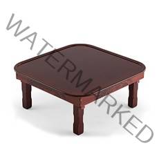 남원목기 춘향골 사각 타원상 750 x 750 x 250 mm, 체리 + 갈색